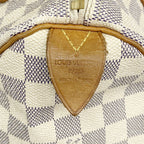 Louis Vuitton Handbag Damier Azur Speedy 25 White — view 5
