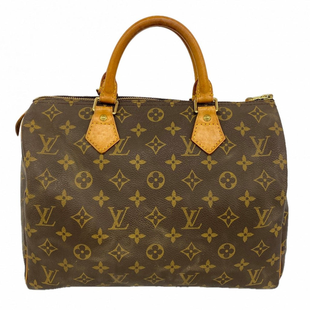 Louis Vuitton Handbag Monogram Speedy 30 Brown