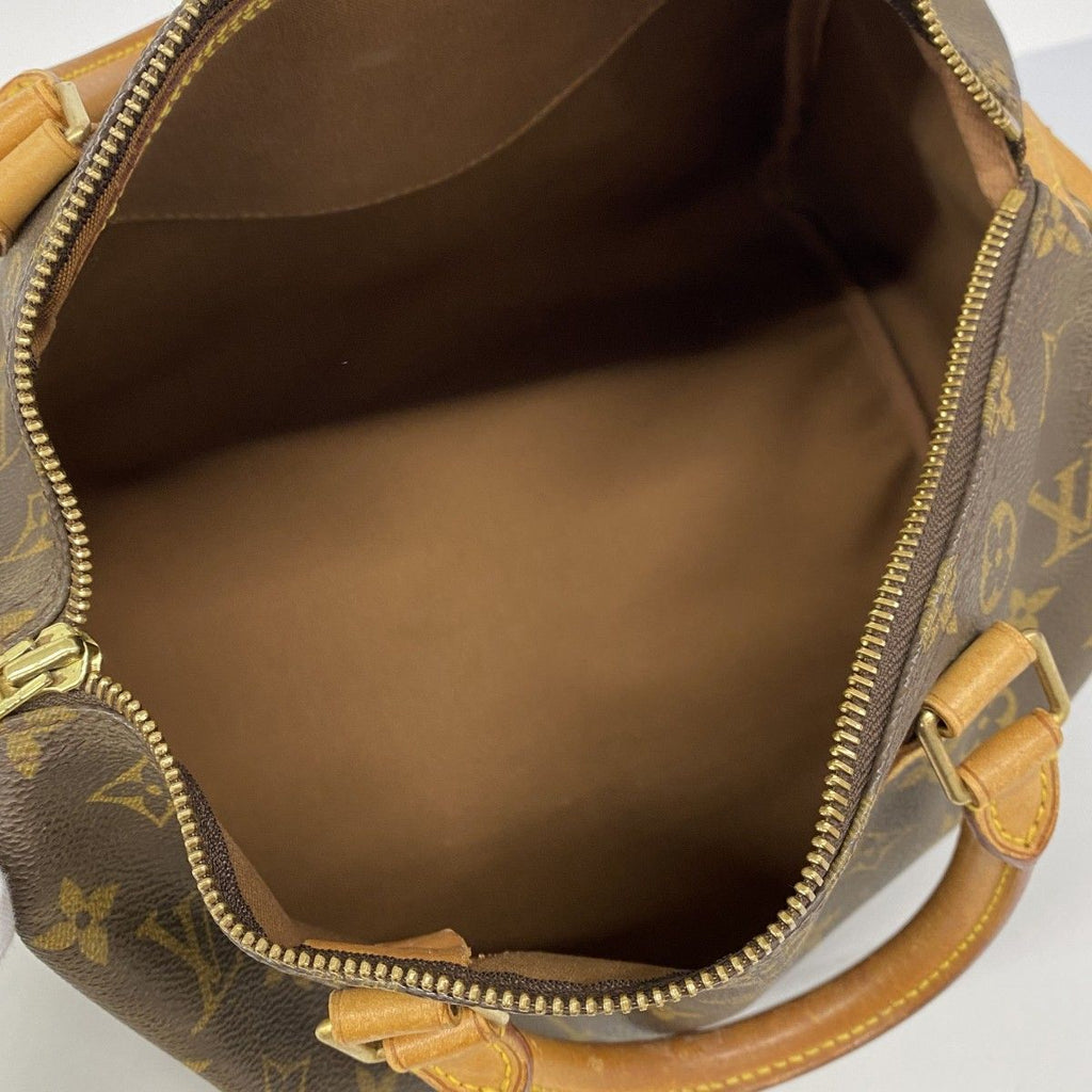 Louis Vuitton Handbag Monogram Speedy 30 Brown — view 4