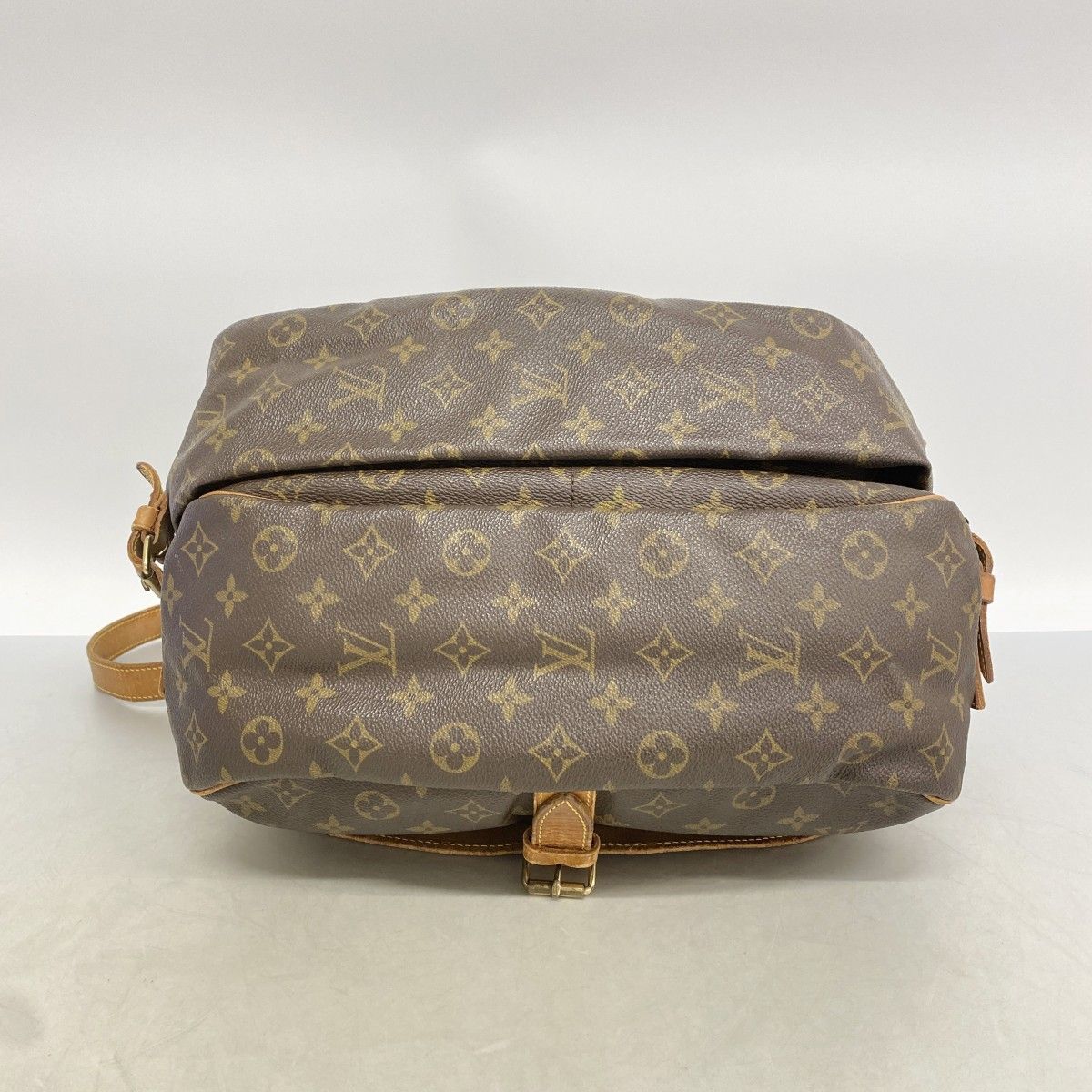 Louis Vuitton Shoulder Bag Monogram Saumur 35 Brown — view 3