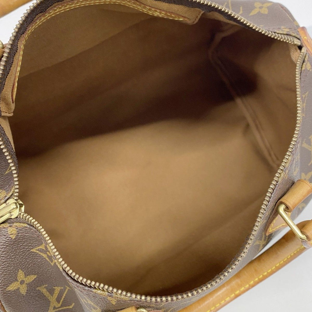 Louis Vuitton Handbag Monogram Speedy 30 Brown — view 4