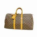 Louis Vuitton Boston Bag Monogram Keepall 45 Brown