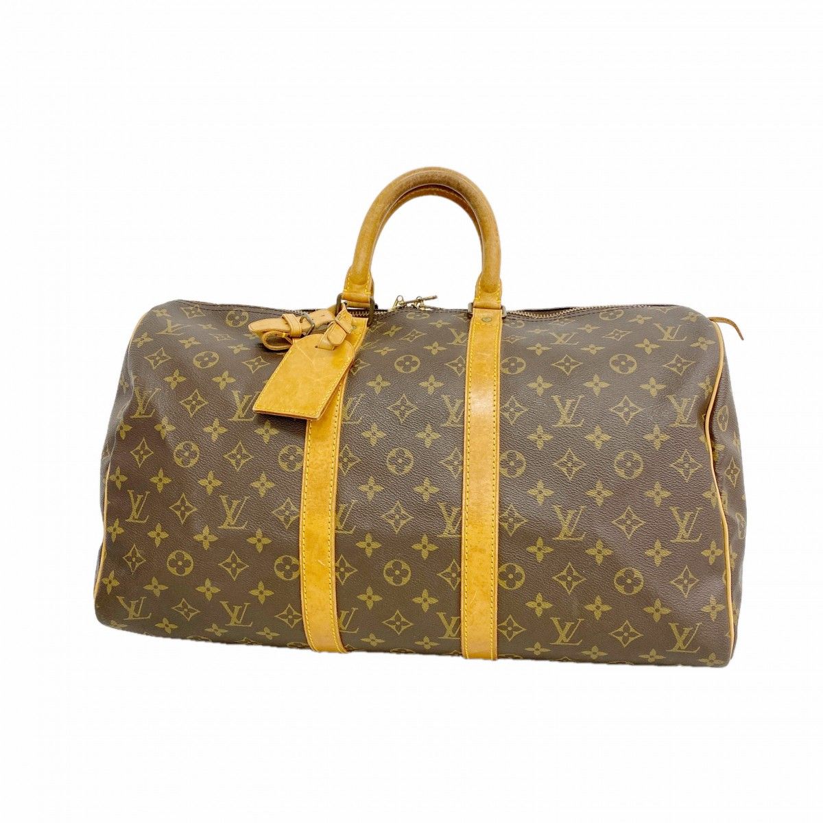 Louis Vuitton Boston Bag Monogram Keepall 45 Brown