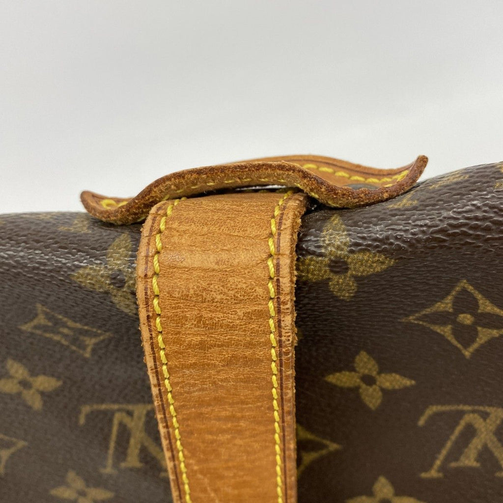 Louis Vuitton Shoulder Bag Monogram Saumur 35 Brown — view 9