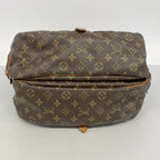 Louis Vuitton Shoulder Bag Monogram Saumur 35 Brown — view 3