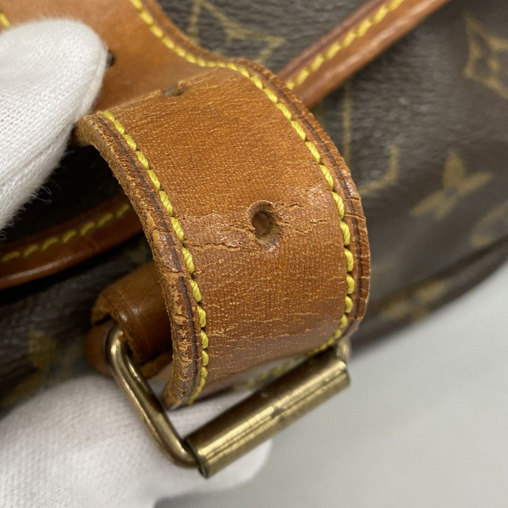 Louis Vuitton Shoulder Bag Monogram Saumur 35 Brown — view 8