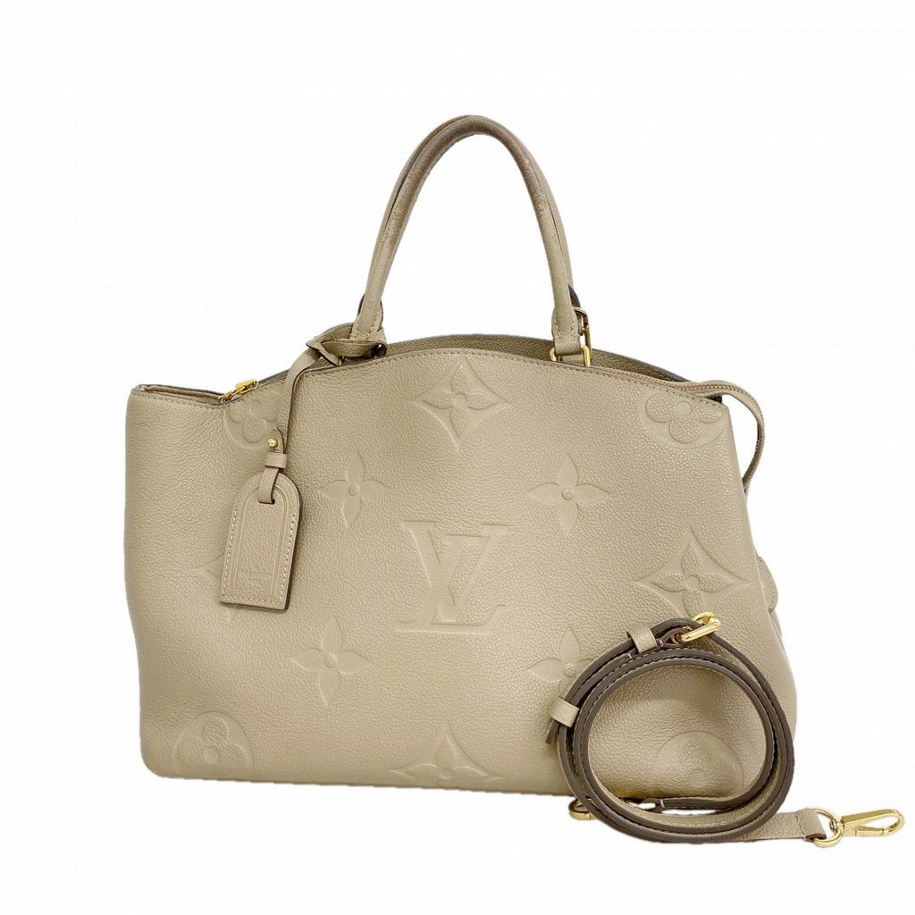 Louis Vuitton Handbag Monogram Empreinte Grand Palais MM Tourterelle 2-Way