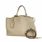 Louis Vuitton Handbag Monogram Empreinte Grand Palais MM Tourterelle 2-Way