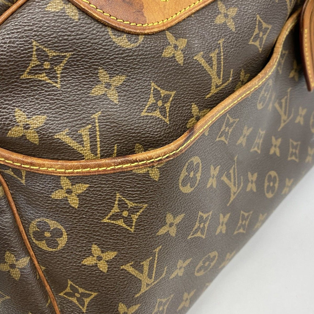 Louis Vuitton Handbag Monogram Deauville Brown — view 9