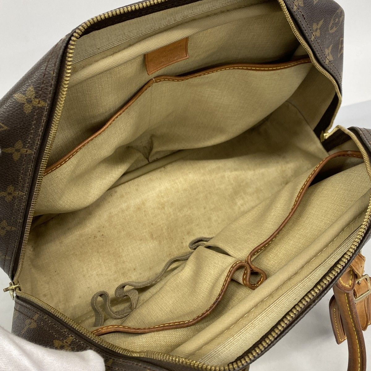 Louis Vuitton Handbag Monogram Deauville Brown — view 4