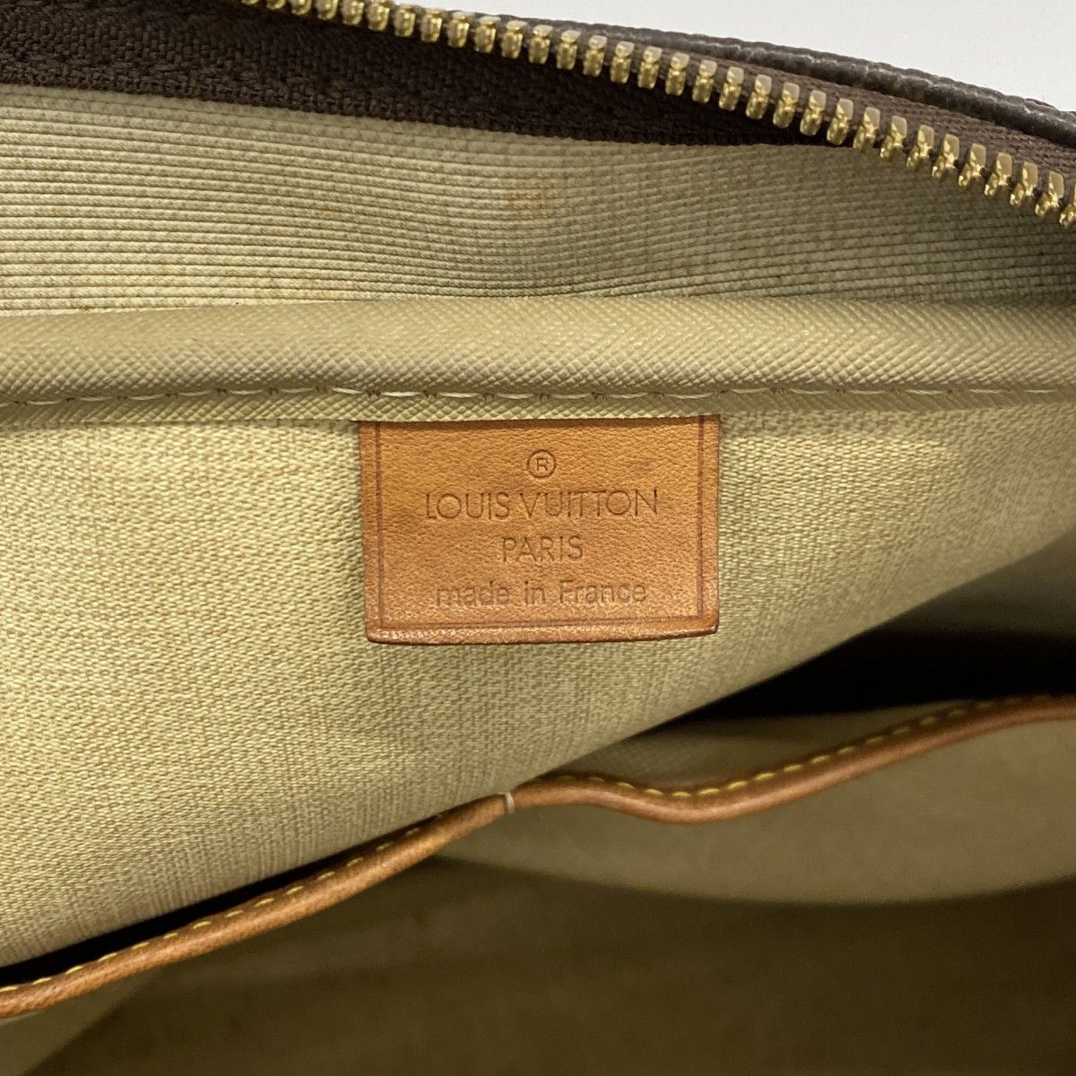 Louis Vuitton Handbag Monogram Deauville Brown — view 5