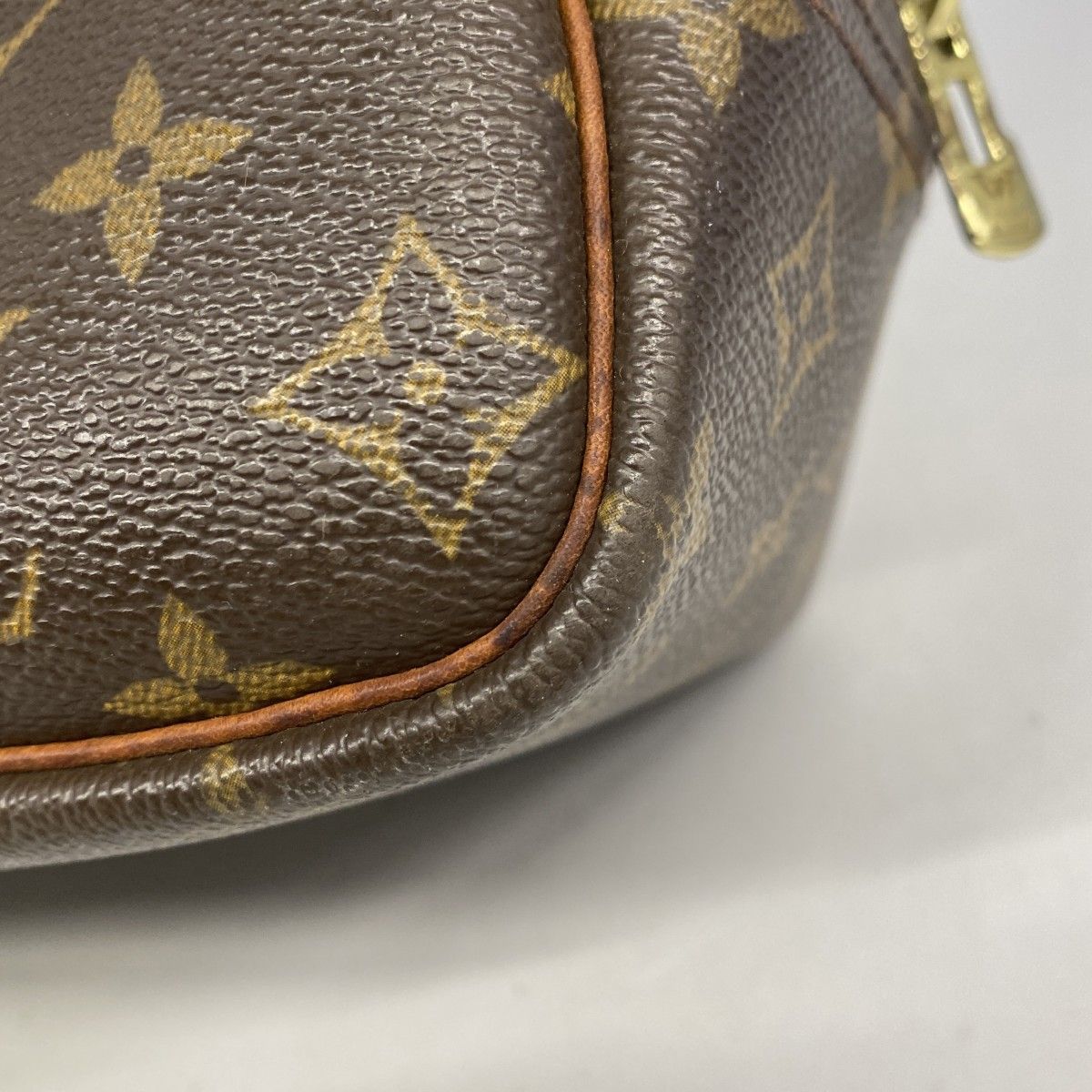 Louis Vuitton Handbag Monogram Deauville Brown — view 6