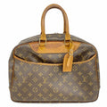 Louis Vuitton Handbag Monogram Deauville Brown