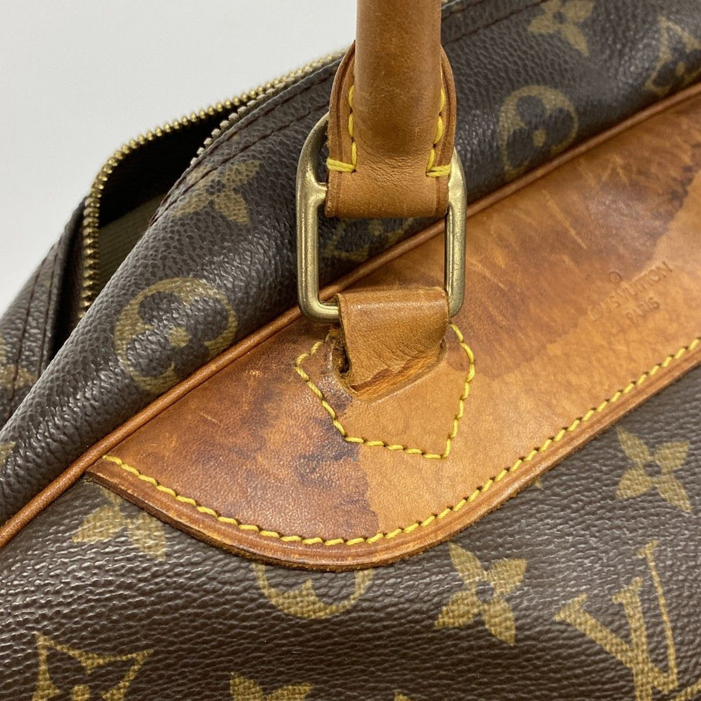 Louis Vuitton Handbag Monogram Deauville Brown — view 8