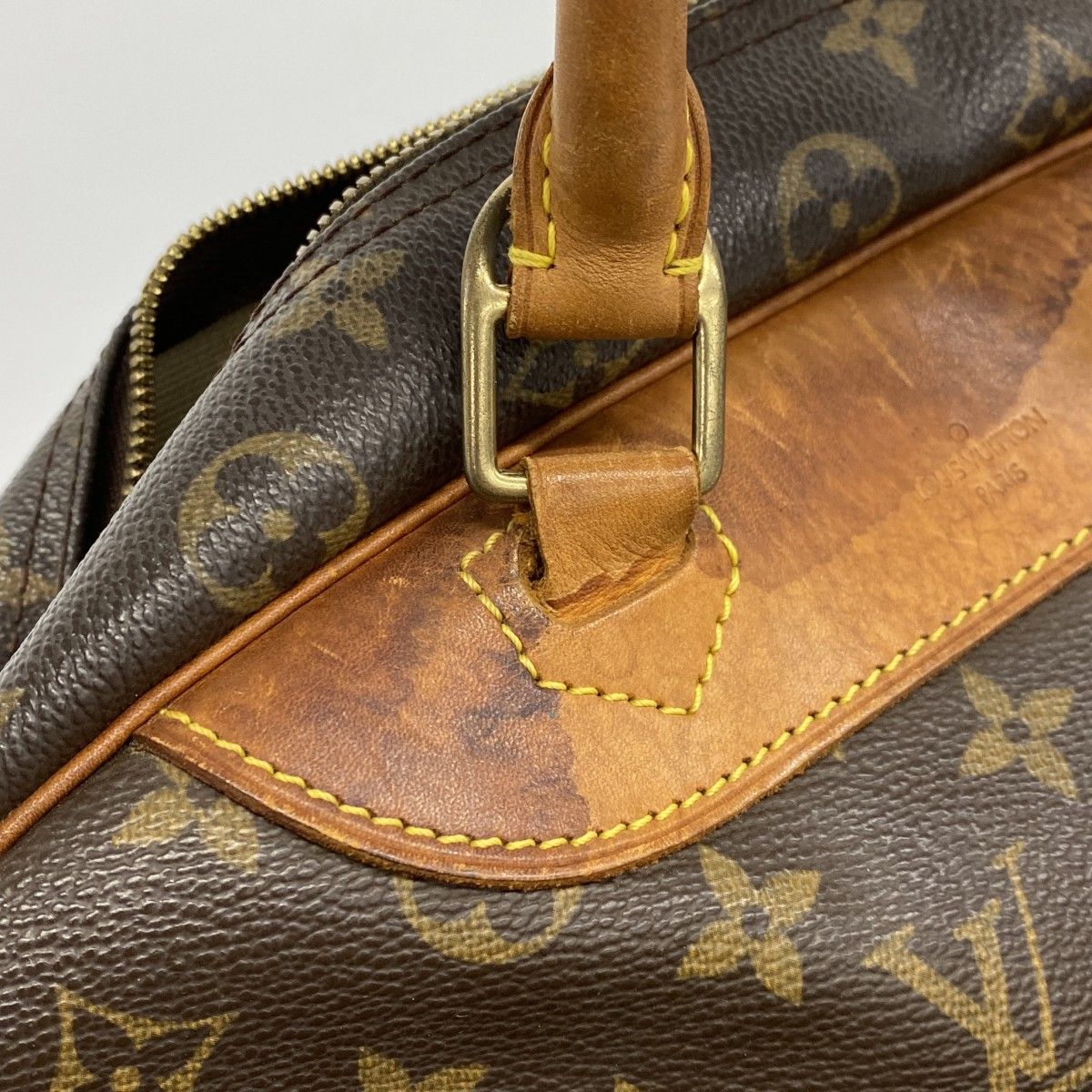 Louis Vuitton Handbag Monogram Deauville Brown — view 8