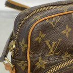 Louis Vuitton Shoulder Bag Monogram Amazon Brown — view 8