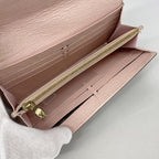 Louis Vuitton Wallet Monogram Portefeuille Sarah Rose Velours — view 3