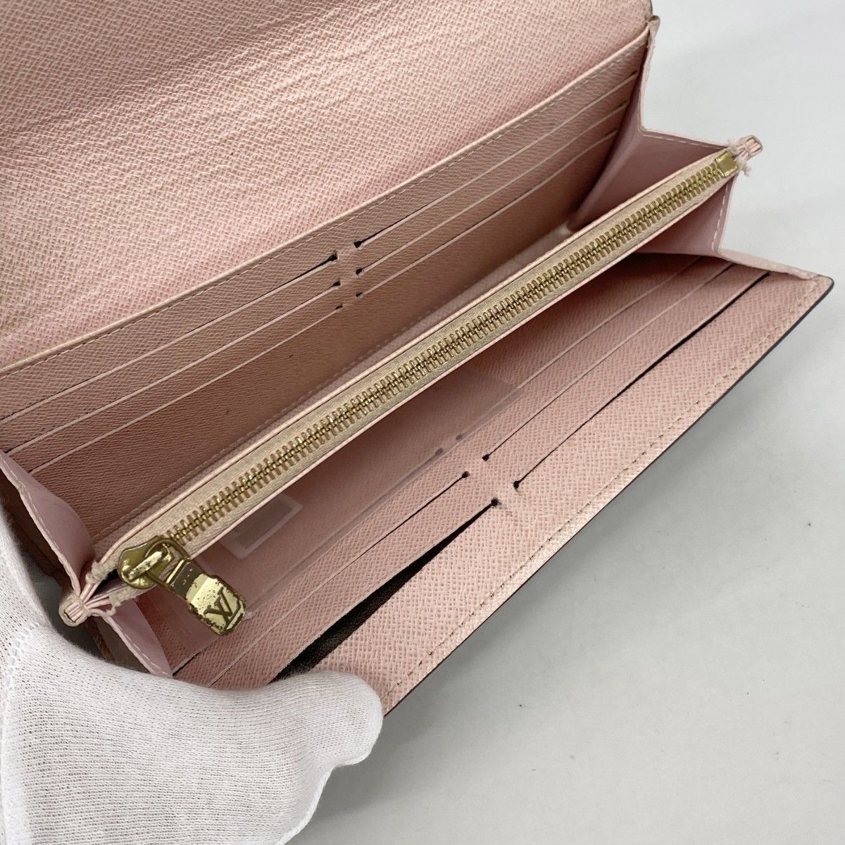 Louis Vuitton Wallet Monogram Portefeuille Sarah Rose Velours — view 3