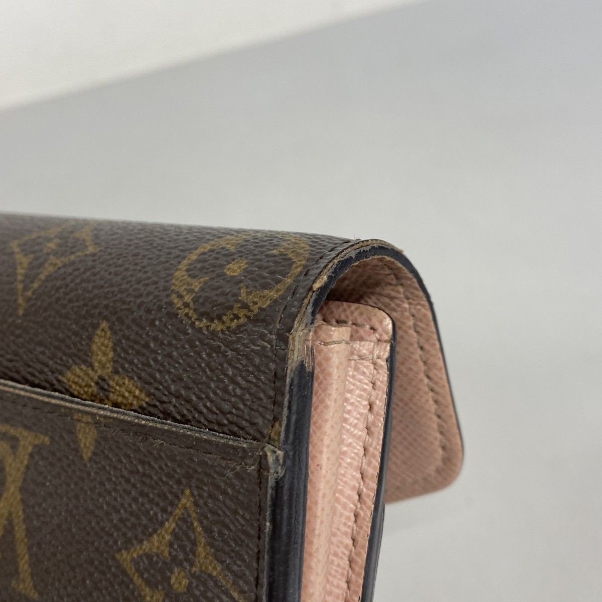 Louis Vuitton Wallet Monogram Portefeuille Sarah Rose Velours — view 6