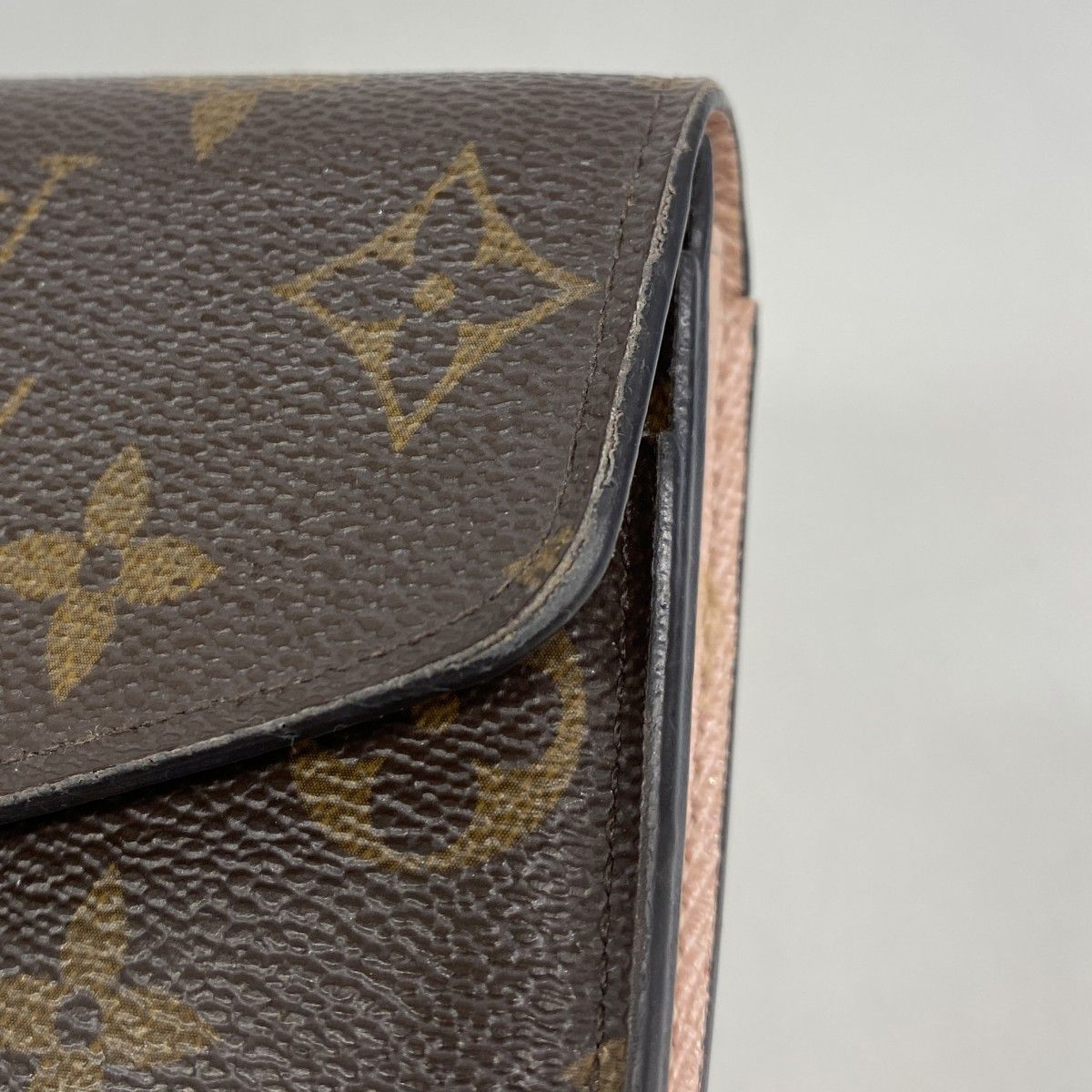 Louis Vuitton Wallet Monogram Portefeuille Sarah Rose Velours — view 9