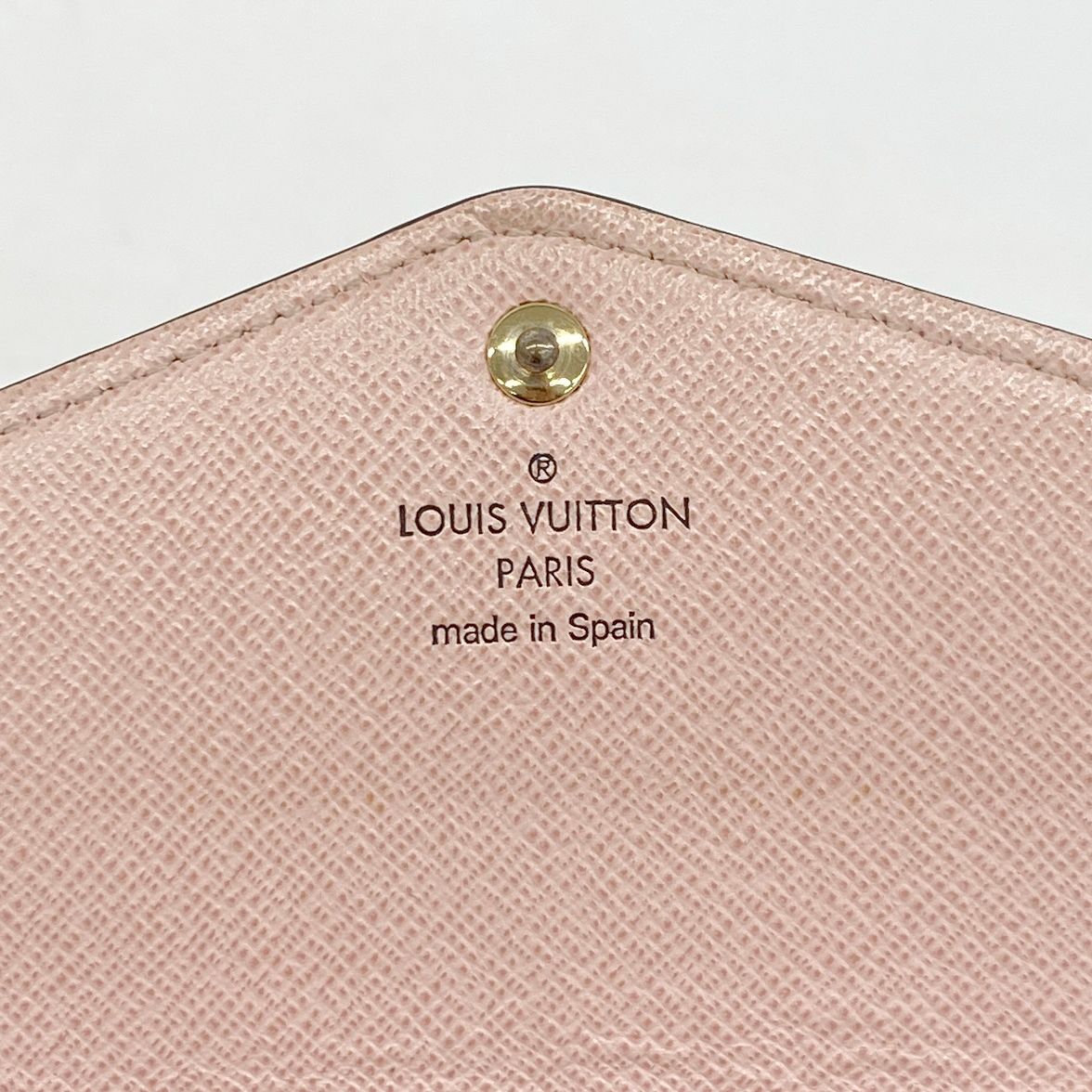 Louis Vuitton Wallet Monogram Portefeuille Sarah Rose Velours — view 4