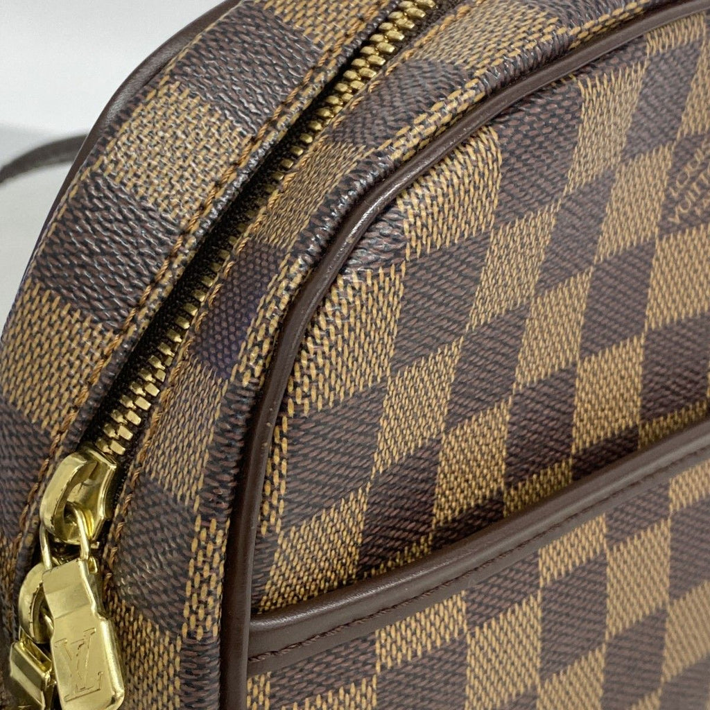 Louis Vuitton Shoulder Bag Damier Ipanema PM Ebene — view 7