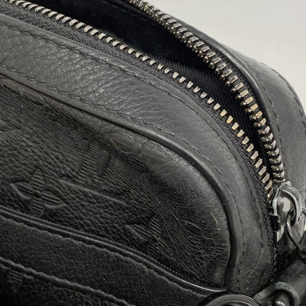 Louis Vuitton Shoulder Bag Monogram Shadow Trio Messenger Black — view 6