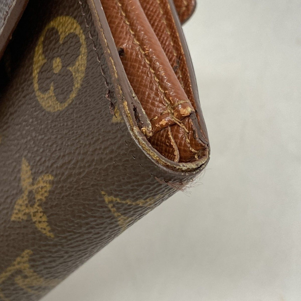 Louis Vuitton Trifold Wallet Monogram Porte-Monnaie Billets Cult Cles Brown — view 5