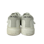 Prada Sneakers 38 White Light Gray Leather — view 3