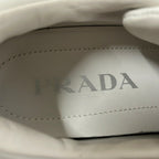 Prada Sneakers 38 White Light Gray Leather — view 5