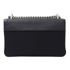 Prada Shoulder Bag Saffiano Nylon Black Chain Small — view 2