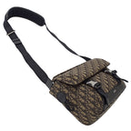 Dior Shoulder Bag Oblique Jacquard Hit the Road Brown — view 4