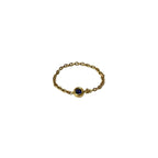 Dior Ring 48 18k Yellow Gold Navy