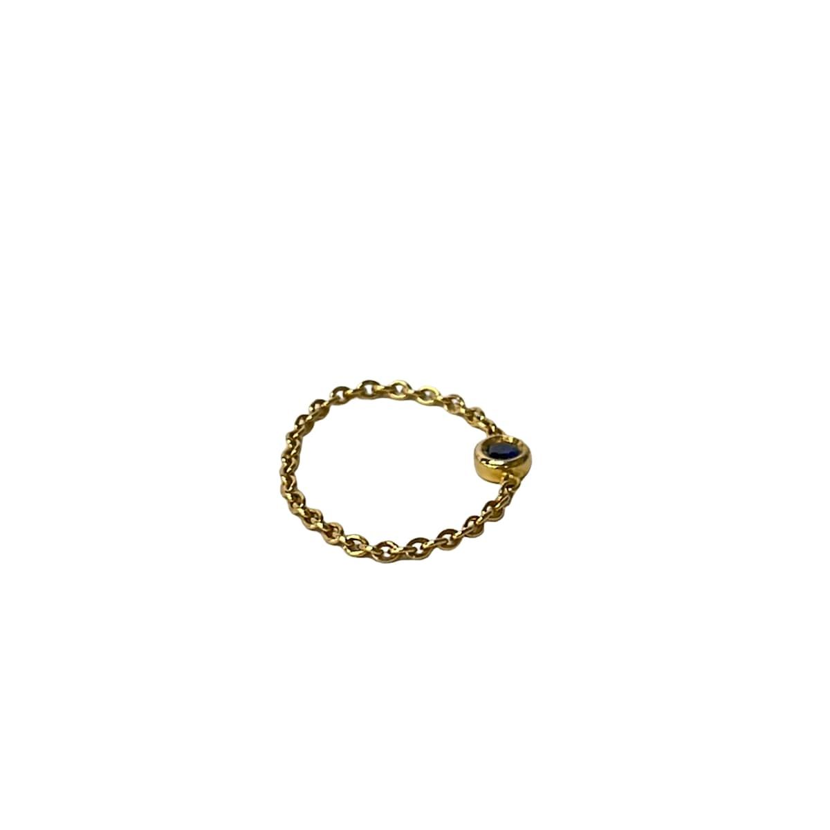Dior Ring 48 18k Yellow Gold Navy — view 2