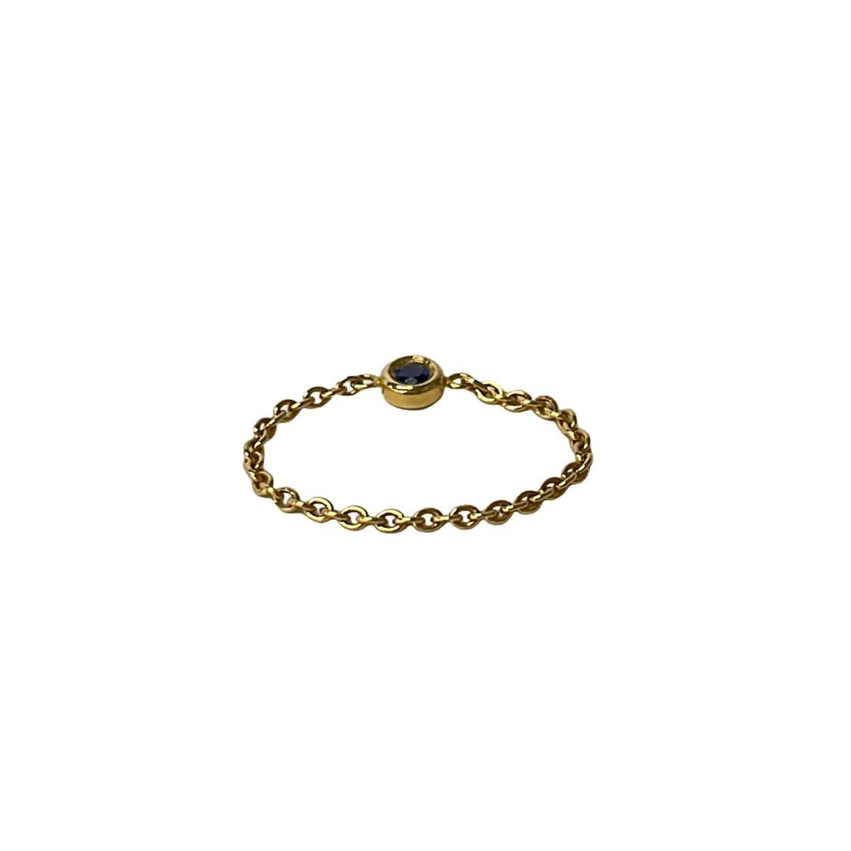 Dior Ring 48 18k Yellow Gold Navy — view 3