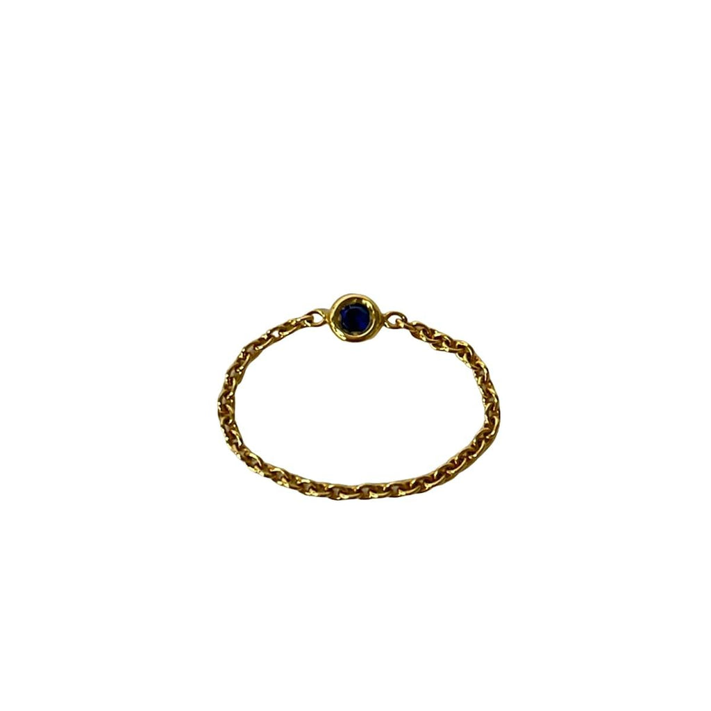 Dior Ring 48 18k Yellow Gold Navy — view 4