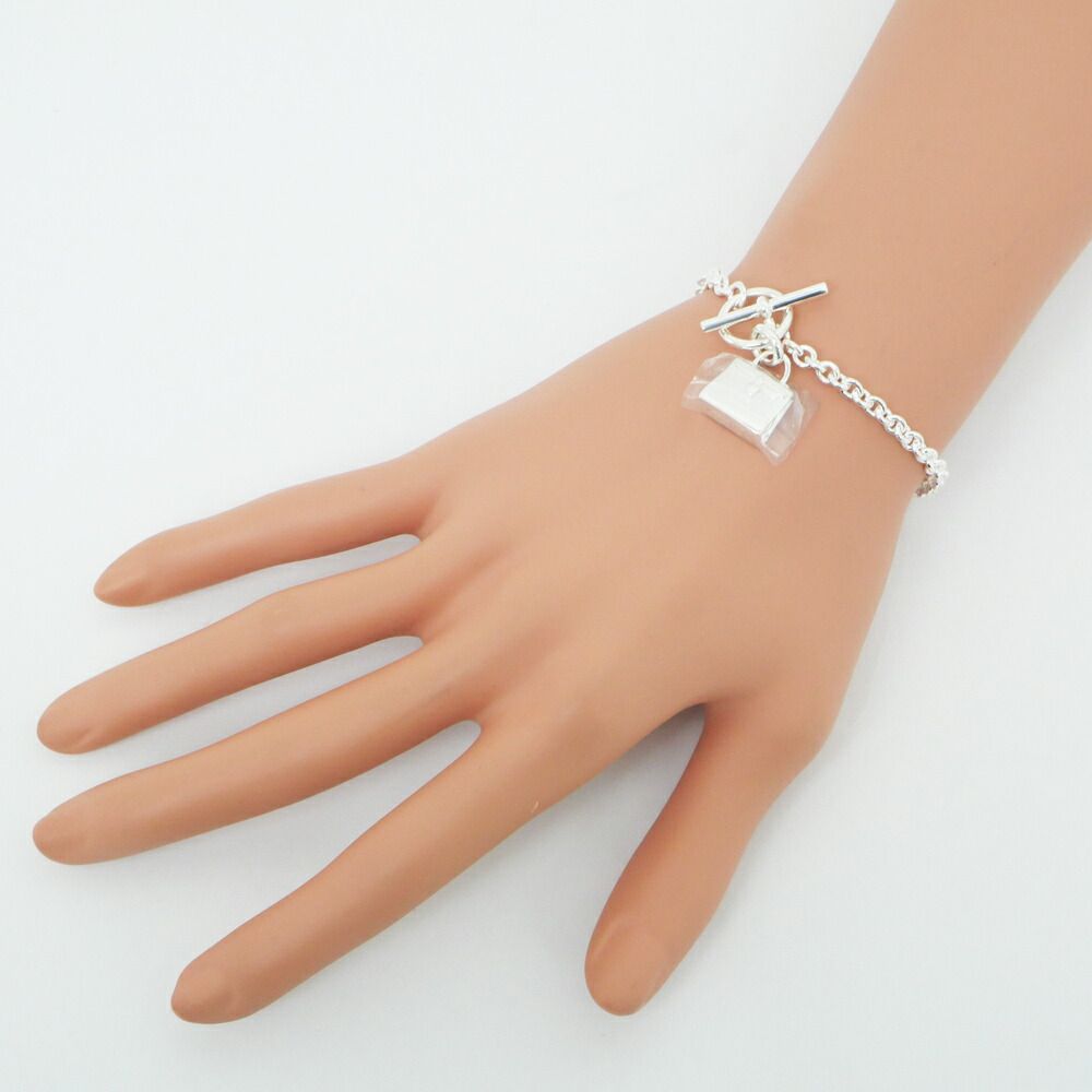 Hermes Amulet Kelly Bracelet 925 Sterling Silver — view 8