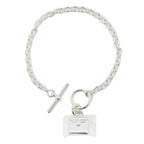 Hermes Amulet Kelly Bracelet 925 Sterling Silver