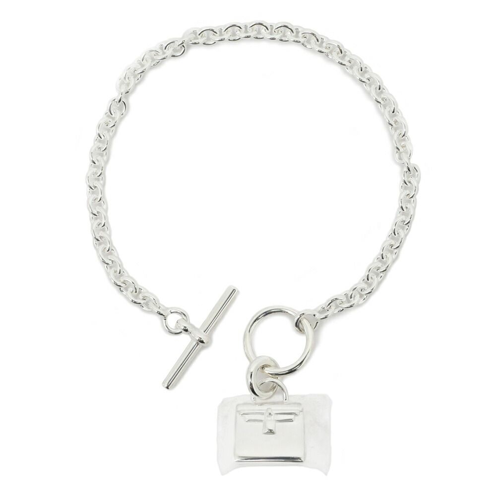 Hermes Amulet Kelly Bracelet 925 Sterling Silver