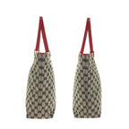 Gucci Beige Red Gold GG Canvas Leather 002 Tote — view 8