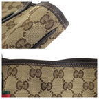 Gucci Principe Beige Brown Gold GG Canvas Leather Tote Shoulder — view 6