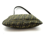 Fendi Zucca Shoulder Bag Canvas Leather Brown — view 6