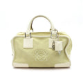 Loewe Amazona 28 Suede Leather Handbag Beige