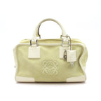 Loewe Amazona 28 Suede Leather Handbag Beige