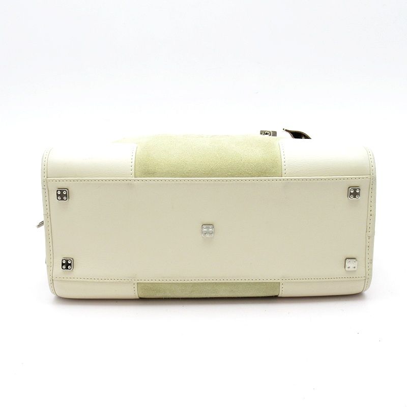 Loewe Amazona 28 Suede Leather Handbag Beige — view 6