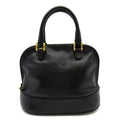 Loewe Anagram Handbag Leather Black