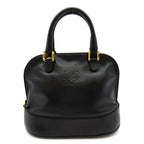 Loewe Anagram Handbag Leather Black