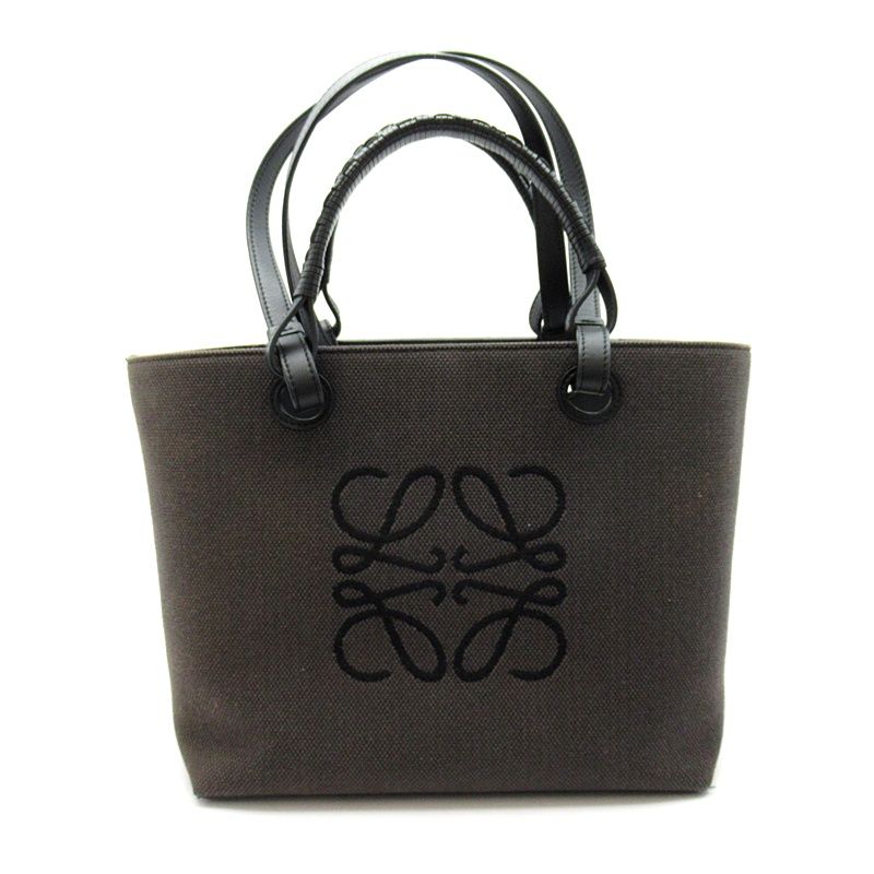 Loewe Anagram 2-Way Tote Jacquard Black