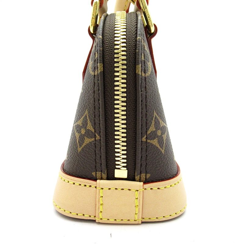 Louis Vuitton LV Takashi Murakami Nano Alma Monogram Handbag Brown — view 3