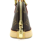 Louis Vuitton LV Takashi Murakami Nano Alma Monogram Handbag Brown — view 5